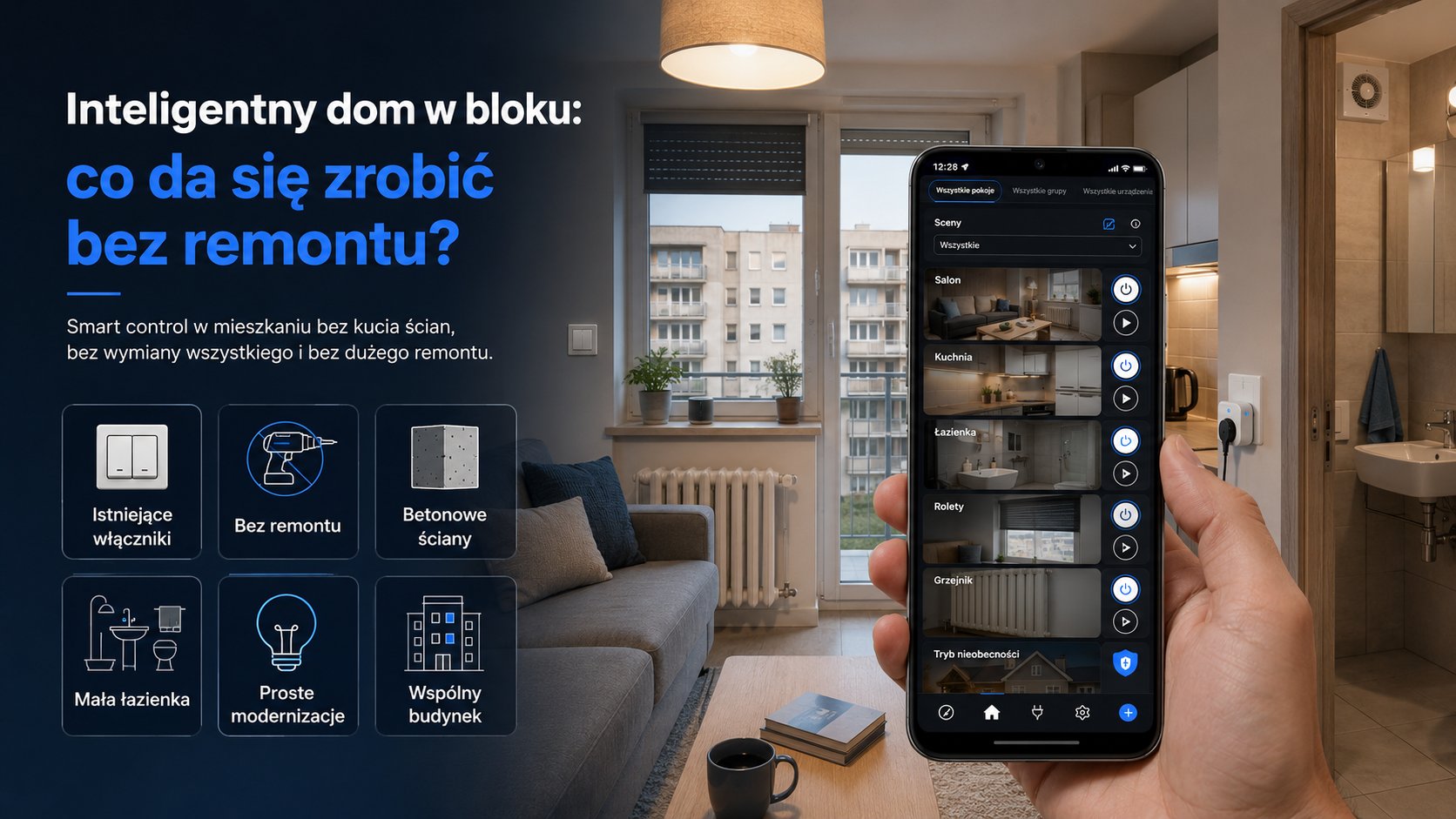 Inteligentny dom w bloku: co da się zrobić bez remontu?